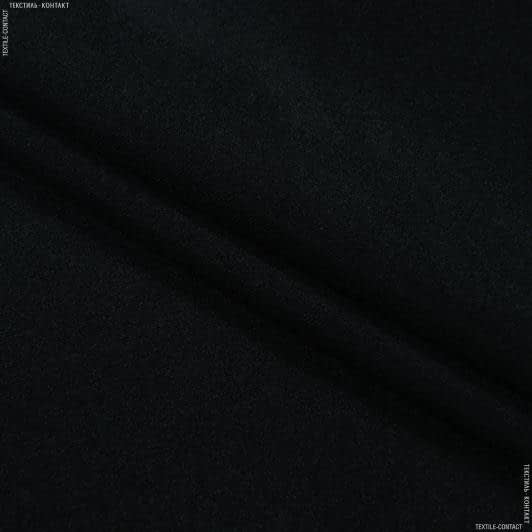 Тканини для декоративних подушок - Трикотаж-липучка чорний