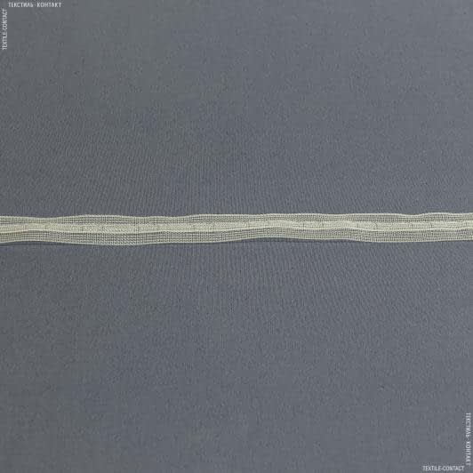 Ткани готовые изделия - Тесьма шторная для Римских штор с петельками без тунельки прозрачная  16мм±0.5мм/200м