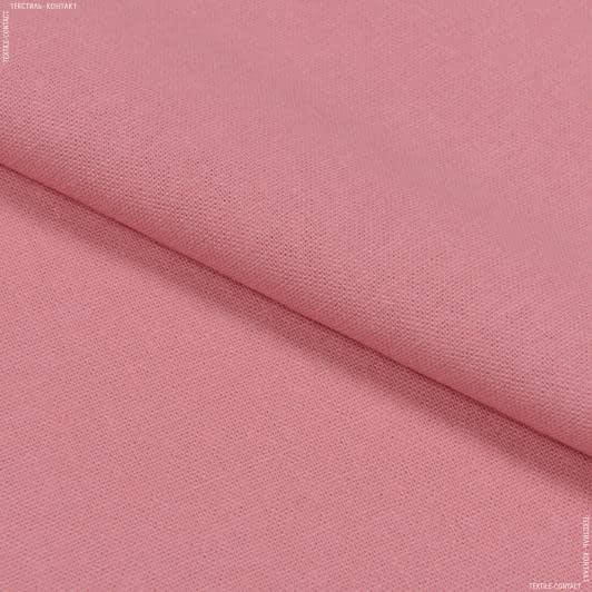 Тканини для штор - Декоративний Льон темно-рожевий