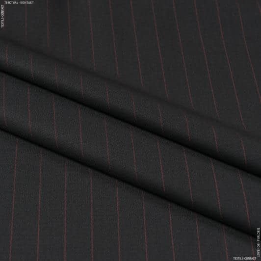 Тканини для штанів - Костюмна Ягуар чорна