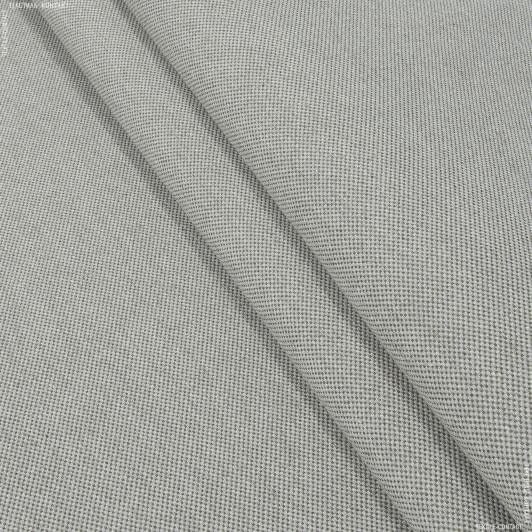 Ткани для чехлов на стулья - Декоративная ткань Оскар меланж св.серый, т.беж