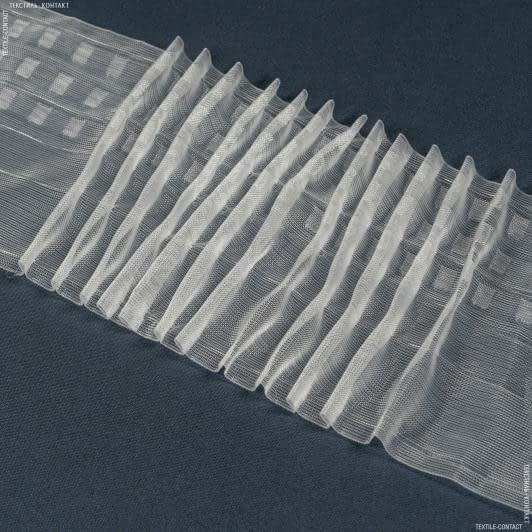Ткани фурнитура для декора - Тесьма шторная Равномерная  прозрачная КС-1:2.5 170мм±0.5мм/50м