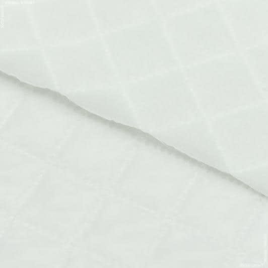 Ткани подкладочная ткань - Синтепон 100g термопай 4*4 с подкладкой 190т  молочный