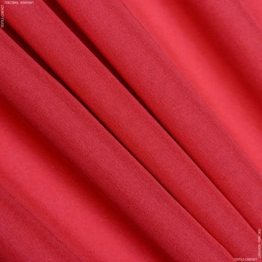 Тканини для блузок - Шифон натуральний стрейч червоний
