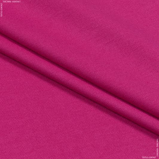 Ткани для платьев - Трикотаж пике ярко-розовый