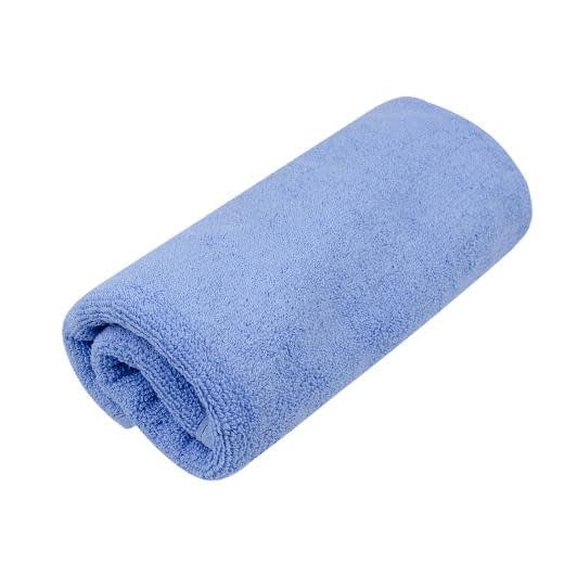 Ткани махровые полотенца - Полотенце махровое 35х95 синий