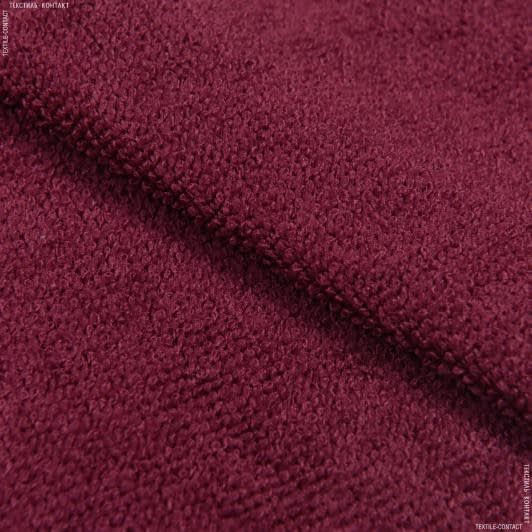 Ткани все ткани - Микрофибра универсальная для уборки махра гладкокрашенная бордо