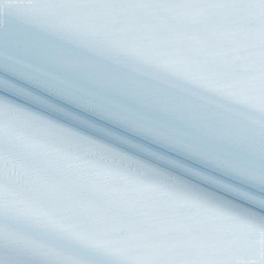 Ткани гардинные ткани - Тюль батист Элит голубой с утяжелителем