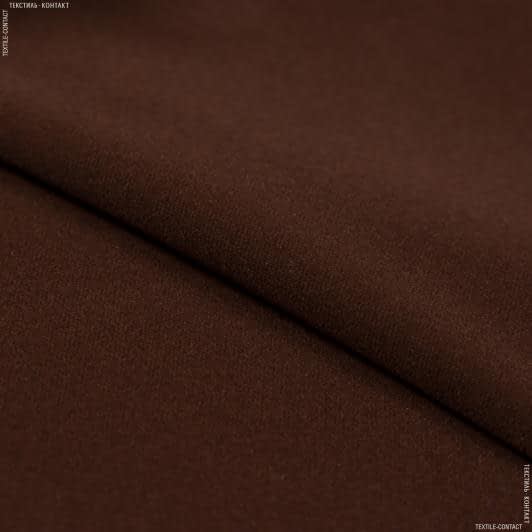 Тканини церковна тканина - Замша штучна лайт темно-коричневий