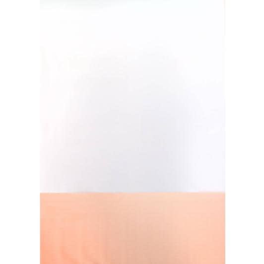 Ткани для декора - Тюль вуаль Квин купон полоса цвет персик с утяжелителем