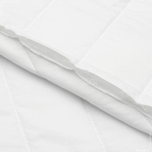 Тканини для дому - Декоративна стьогана тканина Акол смужка біла