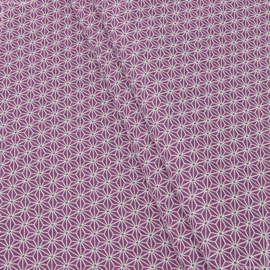 Тканини для чохлів на стільці - Жакард Мобі колір фуксія