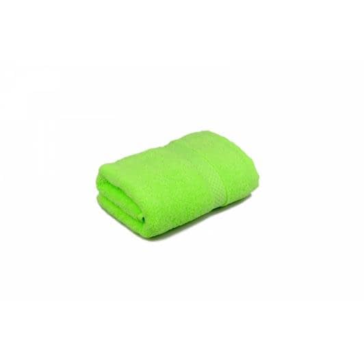 Ткани махровые полотенца - Полотенце махрове  "Soft touch" салатовое  40х70  см