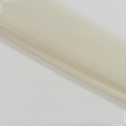 Тканини гардинні тканини - Тюль вуаль колір мушля