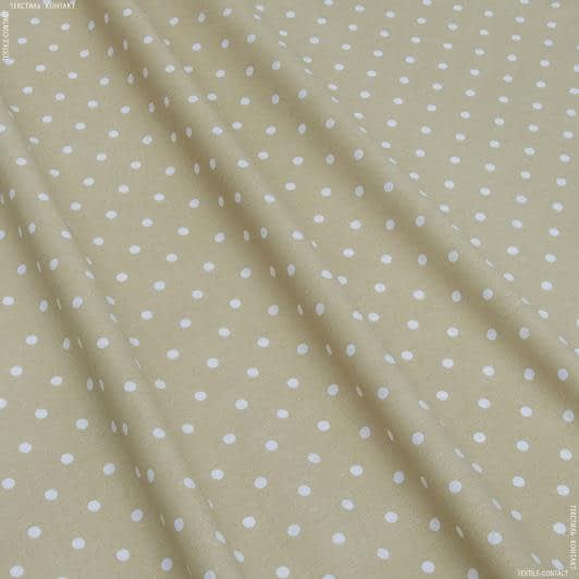 Ткани для слинга - Декоративная ткань Севилла горох бежевый
