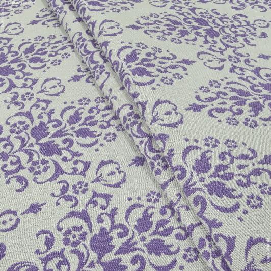 Тканини для декоративних подушок - Гобелен Вензель бузковий