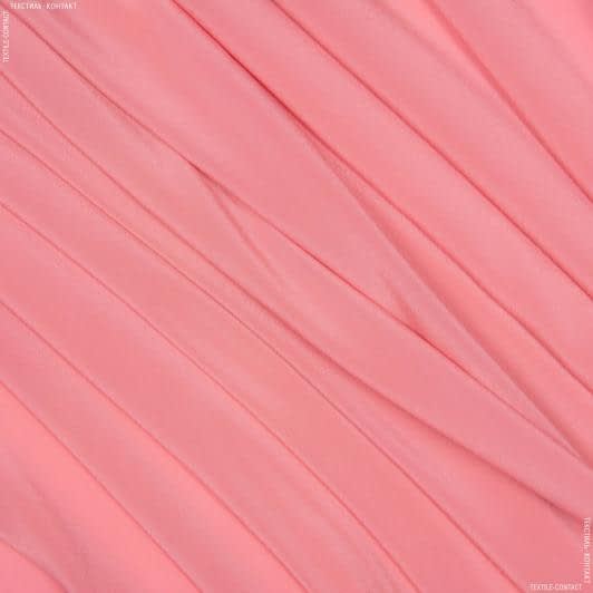 Тканини фурнітура і аксесуари для одягу - Шовк крепдешин рожево-фрезовий