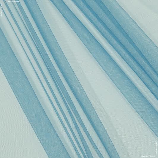 Тканини весільна тканина - Мікросітка Енжел колір морська хвиля