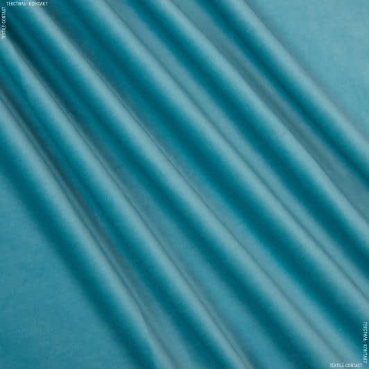 Тканини для рюкзаків - Декоративна тканина Велютіна небесно-блакитна