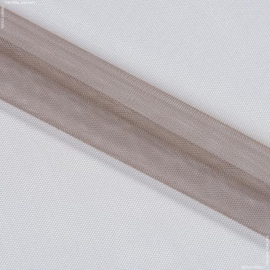 Тканини гардинні тканини - Тюль сітка Грек / GREK  темний беж