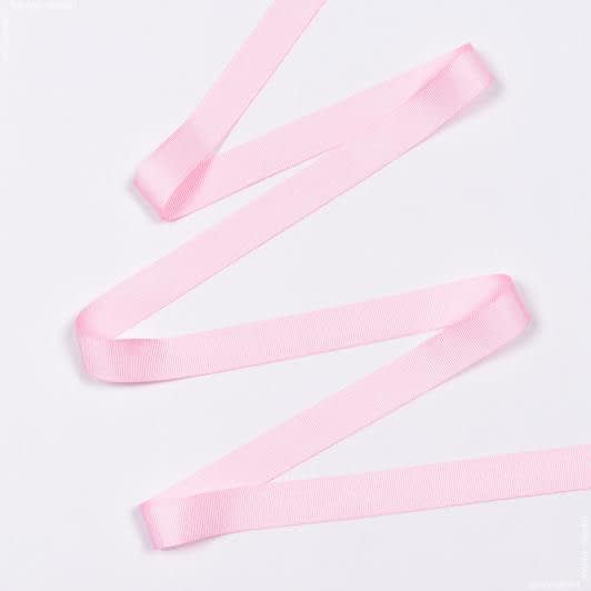 Тканини всі тканини - Репсова стрічка Грогрен світло рожева 21 мм
