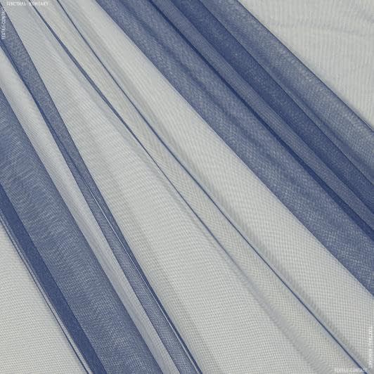 Ткани для драпировки стен и потолков - Микросетка Энжел сине-голубая