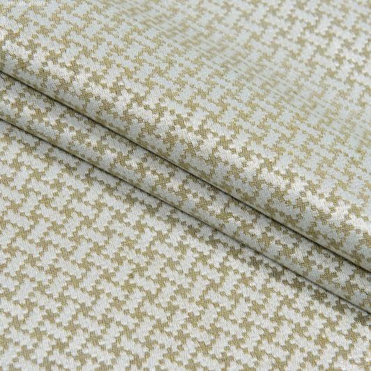 Тканини для чохлів на стільці - Скатертна тканина  ТАУЛАС (сток) / TAULAS  т.олива