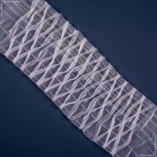 Ткани фурнитура для декоративных изделий - Тесьма шторная Соты мелкие прозрачная КС-1:3 200мм±0.5мм/50м