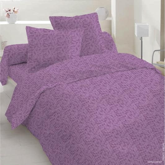Ткани для постельного белья - Бязь набивная ГОЛД HT фиолетовый