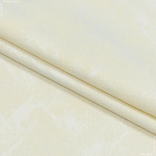Тканини для покривал - Жаккард Зелі / ZELI штрихи колір крем