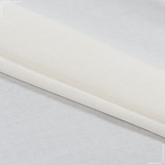 Ткани гардинные ткани - Тюль батист Орлеан цвет сливочный с утяжелителем