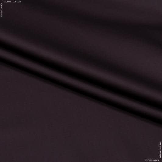 Ткани для рубашек - Сорочечная Бергамо сатен коричнево-бордовый