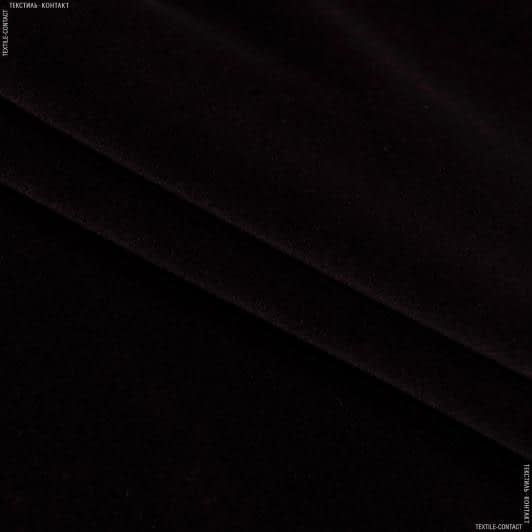 Тканини портьєрні тканини - Велюр Піума / PIUMA  шоколадно-коричневий СТОК