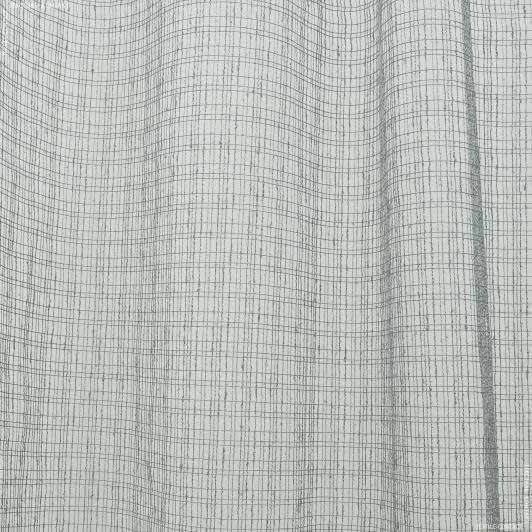 Ткани рогожка - Тюль  сетка фрида с утяжелителем  серо-голубой 
