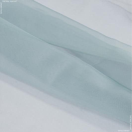 Тканини спец.тканини - Тюль сітка лайт Віва колір блакитна лазурь з обважнювачем