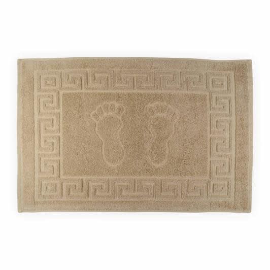 Тканини килимки - Рушник махровий "Ніжки" кавовий 50х70 см