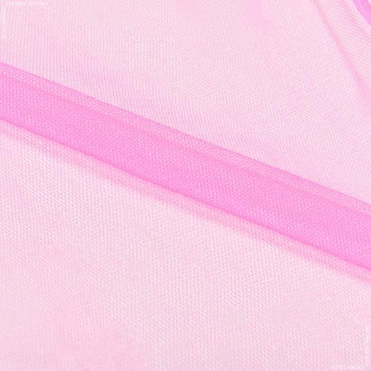 Ткани для платьев - Фатин мягкий ярко-розовый