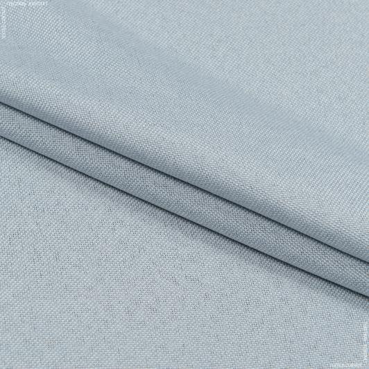 Ткани портьерные ткани - Рогожка лайт Котлас цвет голубой мел