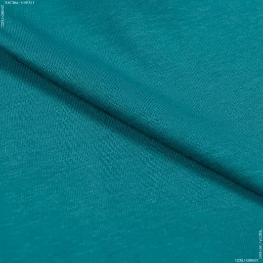 Тканини бавовна - Трикотаж підкладковий смарагдовий