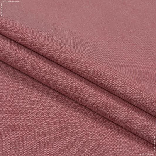 Ткани портьерные ткани - Декоративная ткань Рустикана меланж цвет вишня
