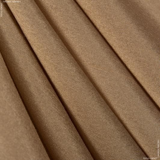 Тканини тафта - Портьерна  тафта лайт коричневий ,золото