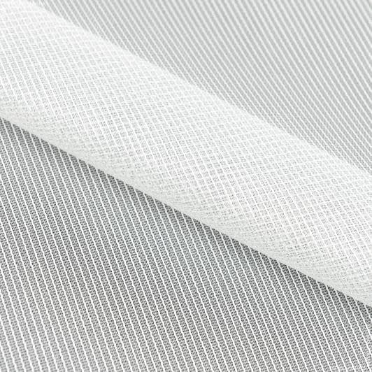 Ткани гардинные ткани - Тюль сетка Кито перламутр молочная с утяжелителем