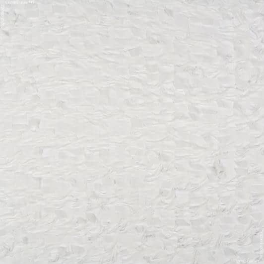 Ткани гардинные ткани - Шифон травка белый