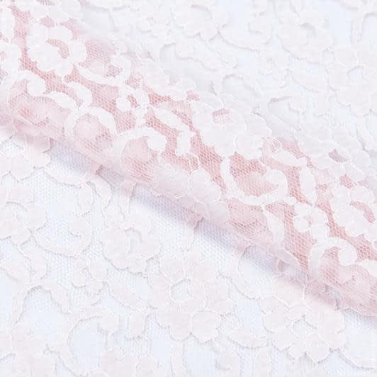 Ткани для платьев - Гипюр Каприз розовый