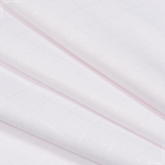 Ткани портьерные ткани - Ткань для скатертей Тиса белая