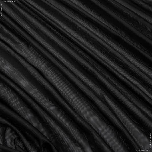 Ткани гардинные ткани - Тюль вуаль черный