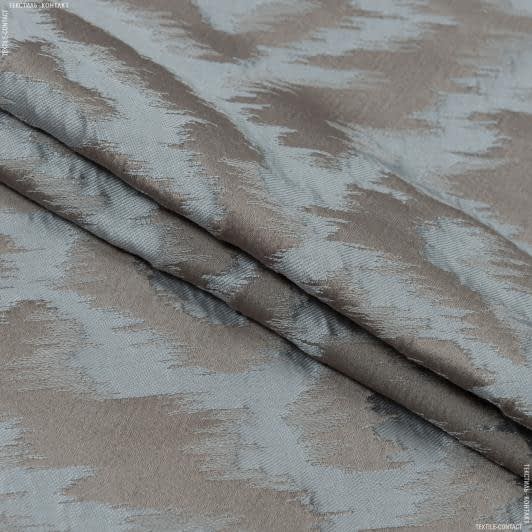 Ткани портьерные ткани - Декоративная ткань Камила т.беж-серыйй,серый