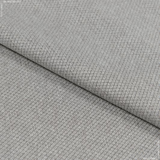 Ткани портьерные ткани - Блекаут двухсторонний Харрис /BLACKOUT цвет песочны-сизый