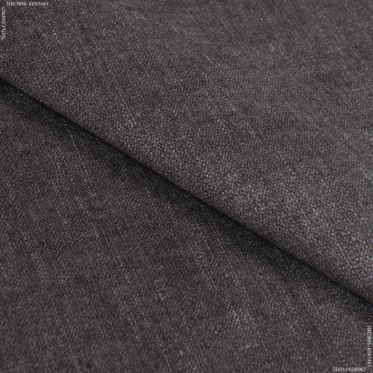 Тканини для перетяжки меблів - Декоративна тканина Блейнч сіро-коричнева
