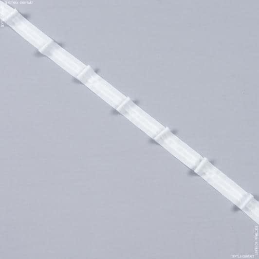 Тканини фурнітура для декоративних виробів - Тасьма шторна Хвиля Одна складка матова КС-1:1.5 26мм±0.5мм/200м